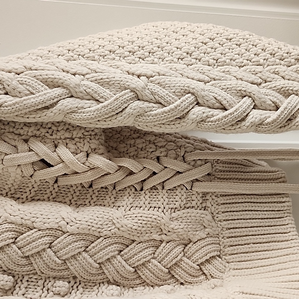 FRAYI.D Cream Cable Knit Cardigan (New) - Picture 3 of 16